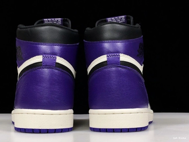 1st Kicks 1 Court Air Jordan Purple 555088-501 0708